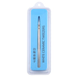 TC-14 Stainless Steel High Temperature Resistance Ceramic Tip Tweezers, TC-14
