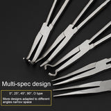 11 Inch Multi-function 0 Degree Straight Needle-nosed Pliers Hand Tool, 0 Degree Straight
