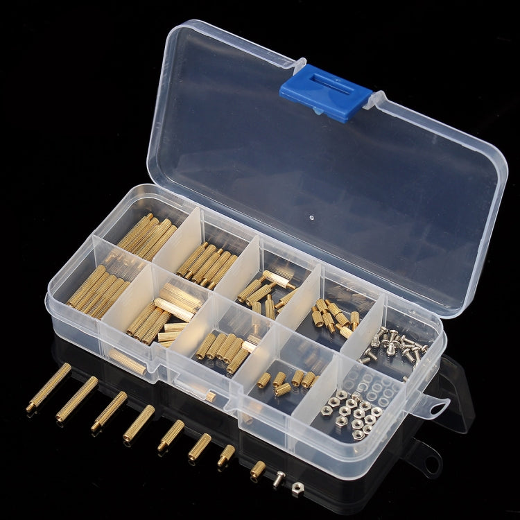 120 PCS M2 Brass Knurled Standoff Male Female Round Column Pillar Spacer for PCB Board, M2