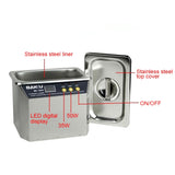 BAKU BK-3550 35W / 50W Adjustable 0.8L LCD Display Ultrasonic Cleaner, AC 110V, US Plug, BK-3550 35W / 50W 0.8L 110V