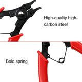 4 in 1 Pliers 10-15mm Snap Ring Circlip Plier Combination Retaining Clip 45-180 Degree, 4 in 1