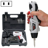 4.8V Multi-functional Household Electric Screwdriver Electric Drill Electric Screwdriver Set US Plug, US Plug