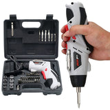 4.8V Multi-functional Household Electric Screwdriver Electric Drill Electric Screwdriver Set US Plug, US Plug