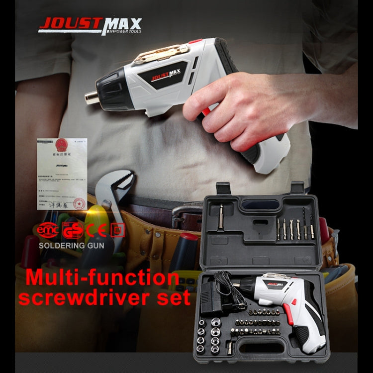 4.8V Multi-functional Household Electric Screwdriver Electric Drill Electric Screwdriver Set US Plug, US Plug