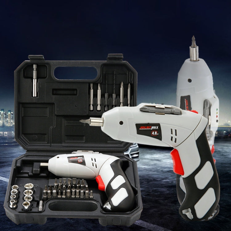 4.8V Multi-functional Household Electric Screwdriver Electric Drill Electric Screwdriver Set US Plug, US Plug