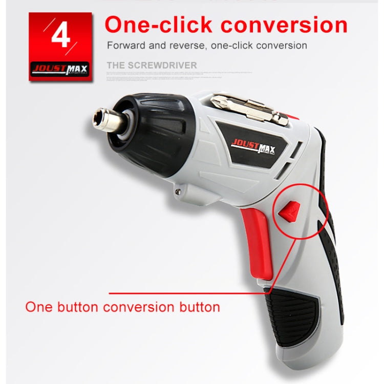 4.8V Multi-functional Household Electric Screwdriver Electric Drill Electric Screwdriver Set US Plug, US Plug