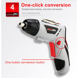4.8V Multi-functional Household Electric Screwdriver Electric Drill Electric Screwdriver Set US Plug, US Plug