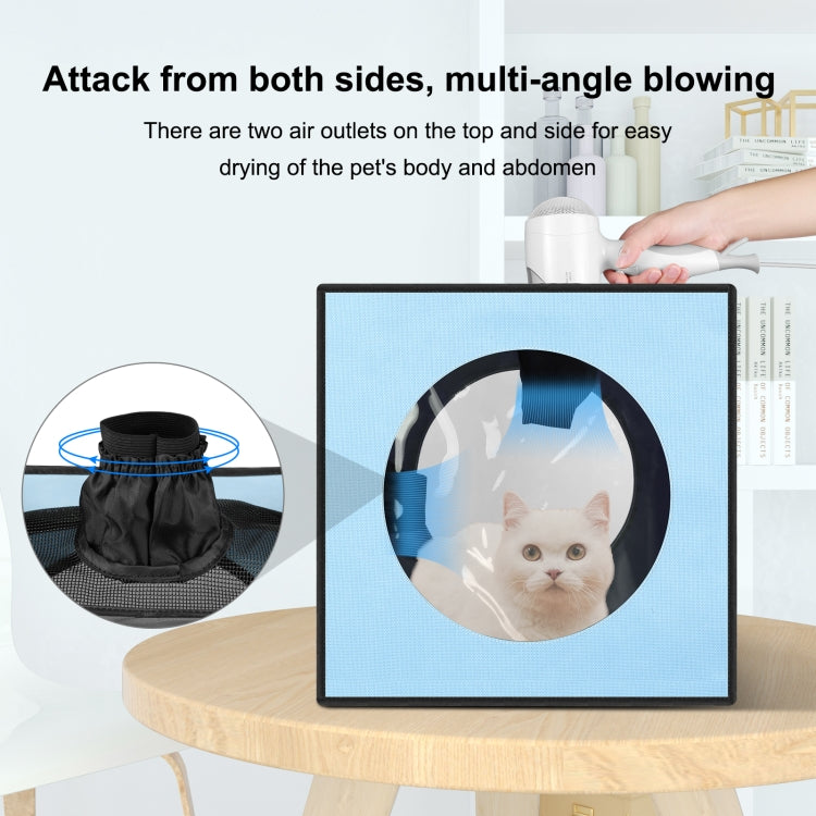 FUNADD Pet Bath Drying Box Portable Folding Dryer Cage, Suitable for Pets up to 5kg, Folding Dryer Cage