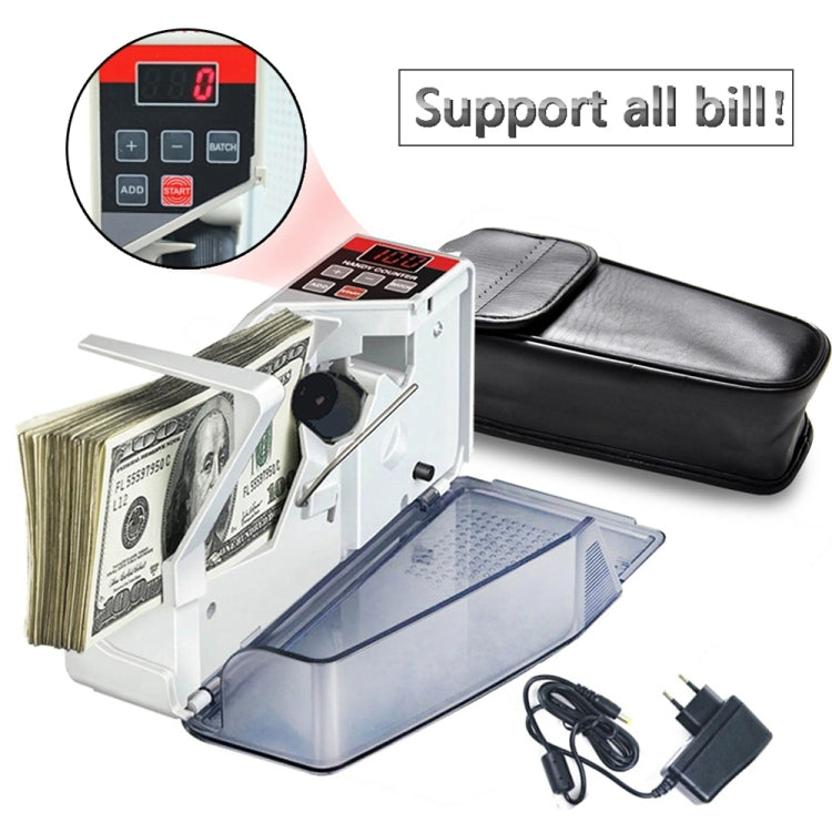 V40 Handheld Mini Portable Small Money Counting Machine, Specification: EU Plug, EU Plug