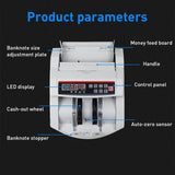 2108UV/IR 220V Multi-Currency Currency Counter, Specification: UK Plug, 220V UK Plug