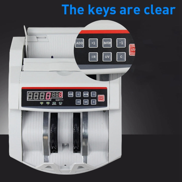 2108UV/IR 220V Multi-Currency Currency Counter, Specification: UK Plug, 220V UK Plug