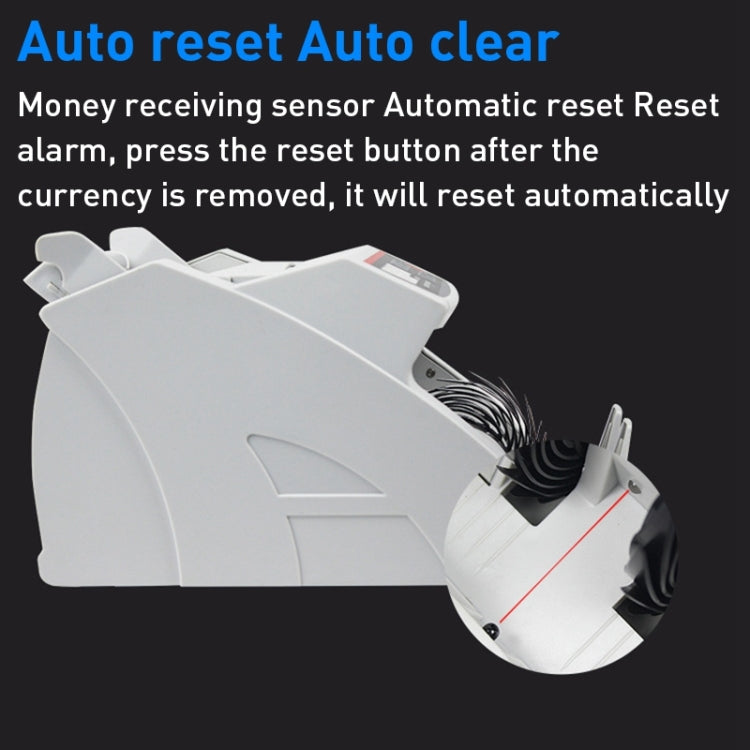 2108UV/IR 220V Multi-Currency Currency Counter, Specification: UK Plug, 220V UK Plug