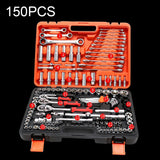 150 In 1 Multi-function Car Repair Combination Toolbox Ratchet Wrench Set, 150 In 1 150 In 1