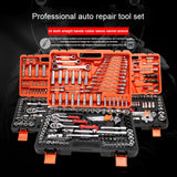 150 In 1 Multi-function Car Repair Combination Toolbox Ratchet Wrench Set, 150 In 1