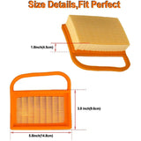 Air Filter Cleaner for Stihl TS410 420 480 500i Concrete Cutoff Chop Saw Replace 4238 141 0300 Stens 605-555 Rotary 12716, For Stihl TS410 420