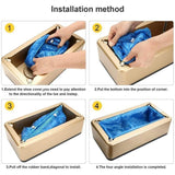 100 PCS Disposable Household T-shaped Shoe Cover, Shoe Cover