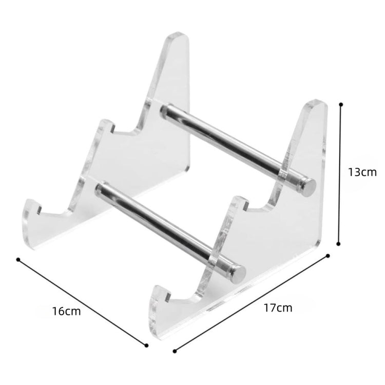 YX003-2 Double Layer Transparent Acrylic Detachable Keyboard Stand, YX003-2