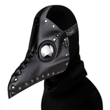 HG65005 Halloween Dress Up Props Rivets Beak Shape Mask, Rivets Black, Rivets White, Rivets Brown