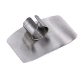 Creative Kitchen Necessary Food Vegetable Cutting Stainless Steel Hand Finger Guard Protector, Cutting Finger Protector