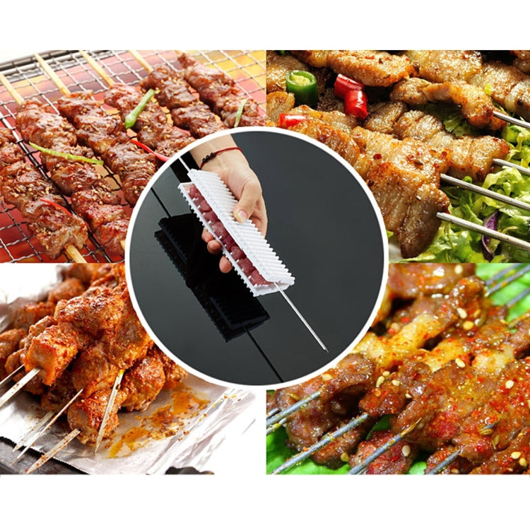 Functional Barbecue Wear String Machine Tool Meat Vegetable Kebabs Skewer, Vegetable Kebabs Skewer