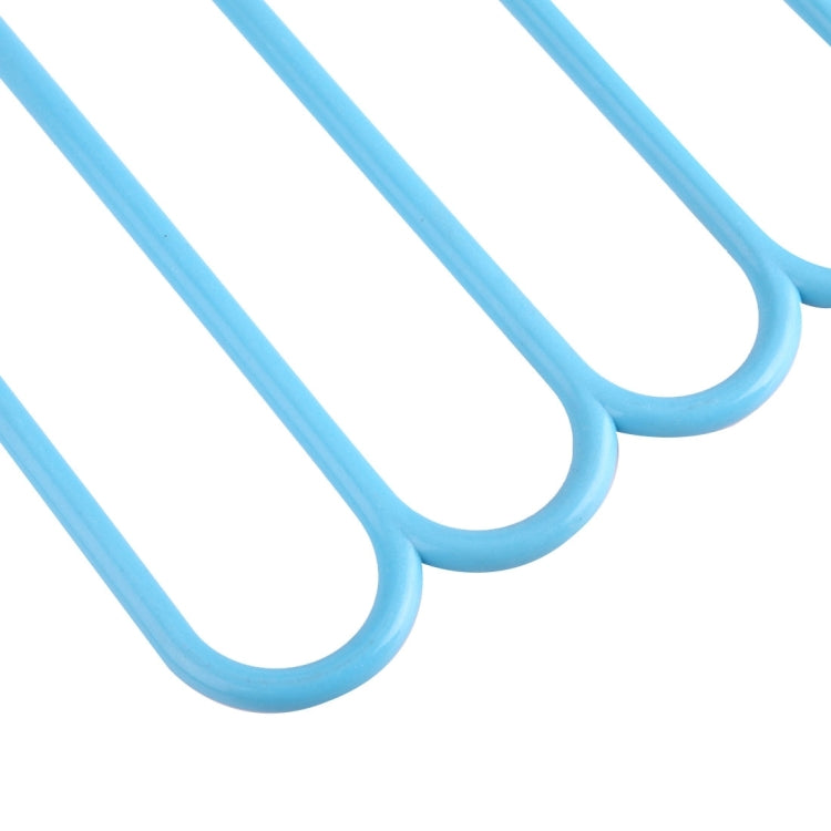 10pcs Multi-function 5 Layers Pants Scarf Silk Tie Plastic Clothes Hangers, 5 Layers Pants Hangers