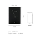 Twelve Constellations Paper Notebook Student Simple Diary Notepad Sketch Graffiti Note Book, Random Pattern Delivery