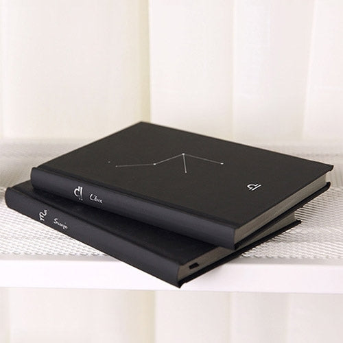 Twelve Constellations Paper Notebook Student Simple Diary Notepad Sketch Graffiti Note Book, Random Pattern Delivery