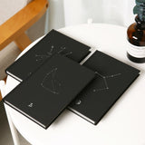 Twelve Constellations Paper Notebook Student Simple Diary Notepad Sketch Graffiti Note Book, Random Pattern Delivery