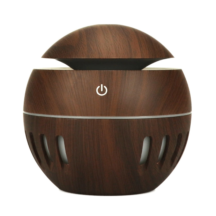 Wood Grain USB Hollowed-out Humidifier Seven Color Aromatherapy Lamp Automatic Alcohol Sprayer with Remote Control(Sky Blue), HC0372A, HC0372B, HC0372C, HC0372D, HC0372F, HC0372G, HC0372H, HC0372I, HC0372J, HC0372K HC0372C