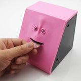 Face Bank Automatic Money Eating Box Coin Saving Box, Face Bank