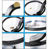 Vortex Bank Decompression Transparent Funnel Gravity Rotating Coin Storage Box, Funnel