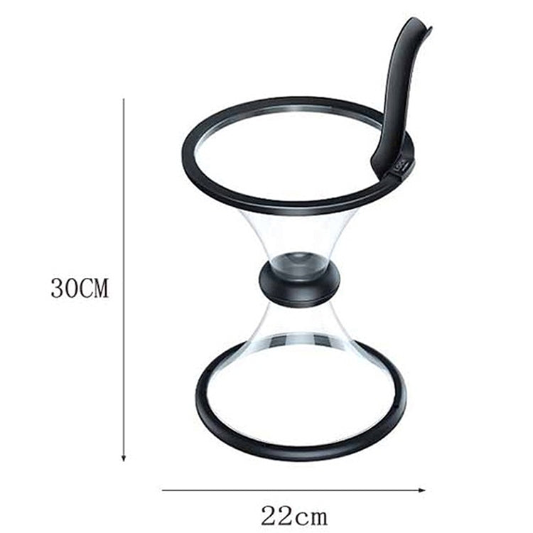 Vortex Bank Decompression Transparent Funnel Gravity Rotating Coin Storage Box, Funnel