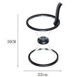 Vortex Bank Decompression Transparent Funnel Gravity Rotating Coin Storage Box, Funnel