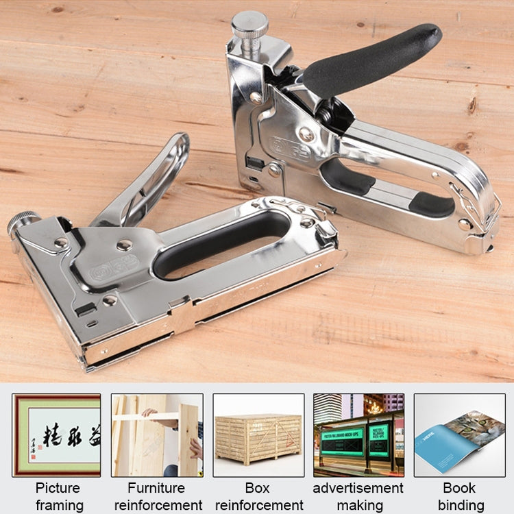 Nail Gun U Type / T Type / Door Type Nail Universal Nailer, With Handle Case, With Handle Case & 1000 PCS Nails
