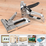 Nail Gun U Type / T Type / Door Type Nail Universal Nailer, With Handle Case, With Handle Case & 1000 PCS Nails