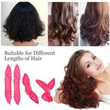 20 PCS Cute Wave Point Hair Curler Sleeping Rabbit Ear Hair Roll
