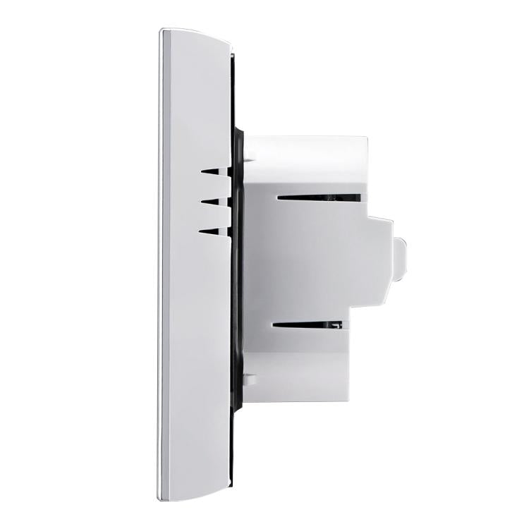 BAC-2000 Central Air Conditioning Type Touch LCD Digital 2-pipe Fan Coil Unit Room Thermostat, Display Fan Speed / Clock / Temperature / Time / Week / Heat etc., BAC-2000 (White), BAC-2000 (Black)