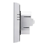 BAC-2000 Central Air Conditioning Type Touch LCD Digital 2-pipe Fan Coil Unit Room Thermostat, Display Fan Speed / Clock / Temperature / Time / Week / Heat etc., BAC-2000 (White), BAC-2000 (Black)