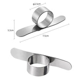 5 PCS Stainless Steel Finger Open Orange Peeler Parer Tool, 5 PCS Stainless Steel