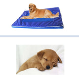 Summer Dog Pad Bed House Pet Cool Down Pad Detachable Dog Mat Cushion,Large, Size:73*46*4cm, Size:73*46*4cm