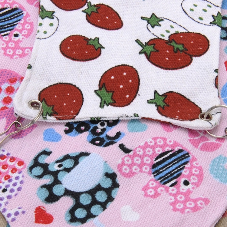 Pet Canvas Hammock Nice And Warm Cat Hammock Hamster Mat Nest Pet Bed,Medium,Size:33*30cm,Random Color Delivery, Size:33*30cm