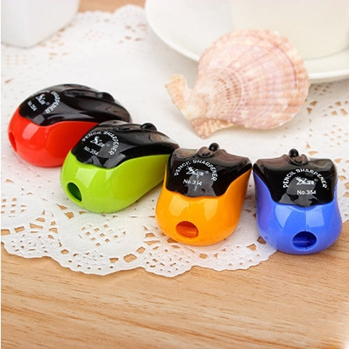 10 PCS Creative Mouse Style Pencil Sharpeners Mechanical Machine School Stationery Office Supplies, Random Color Delivery, Mouse Style Mouse Style