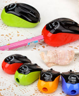10 PCS Creative Mouse Style Pencil Sharpeners Mechanical Machine School Stationery Office Supplies, Random Color Delivery, Mouse Style