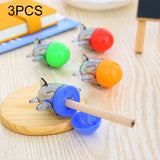 3 PCS Creative Cute Small Aircraft Style Pencil Sharpeners Mechanical Machine School Stationery Office Supplies, Random Color Delivery, Aircraft Style Aircraft Style