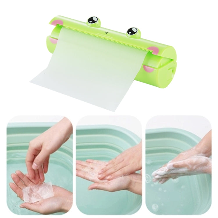 1.2m Frog Pattern Hand Washing Convenient Scented Soap Sheets, Random Color Delivery Delivery, Soap Sheets