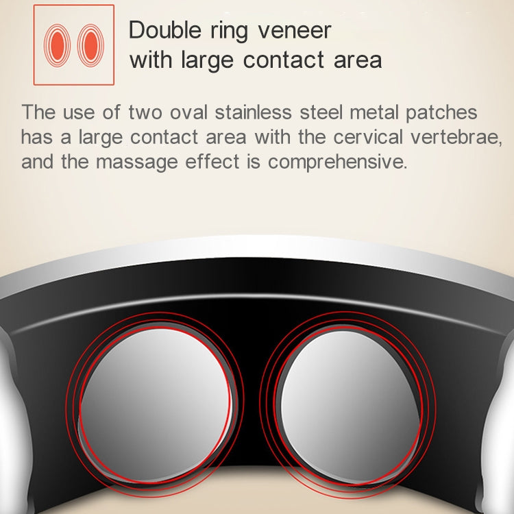 USB Charging 1300 mAh Electric Back Neck Shoulder Electrical Pulse Electric Shock Body Massager, USB Charging