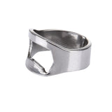 10pcs Ring Style Metal Beer Bottle & Can Opener, Inner Diameter: 2.2cm, 10pcs Ring Style