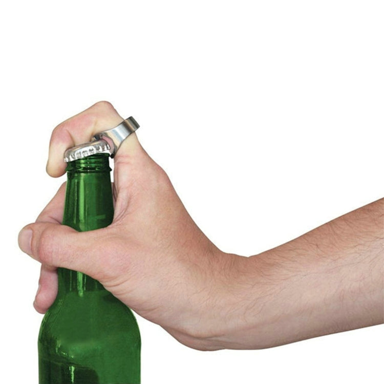 10pcs Ring Style Metal Beer Bottle & Can Opener, Inner Diameter: 2.2cm, 10pcs Ring Style