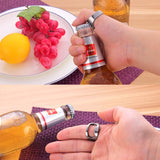 10pcs Ring Style Metal Beer Bottle & Can Opener, Inner Diameter: 2.2cm, 10pcs Ring Style