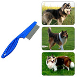 5 PCS Pet Cats Dogs Supplies Combs Fine Toothed Stainless Steel Needle Fleas Removal Combs, Length: 14cm, Length: 14cm, Blue, Length: 14cm, Purple, Length: 14cm, White
